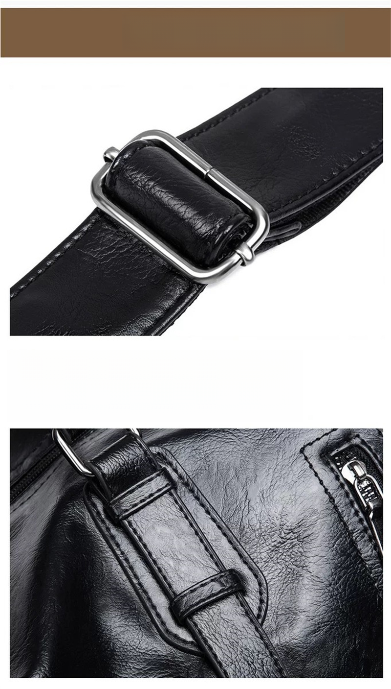 Borsa a mano casual da lavoro di grande capacità, borse da uomo in pelle PU di alta qualità con spalla obliqua, borse da viaggio_voghion.com